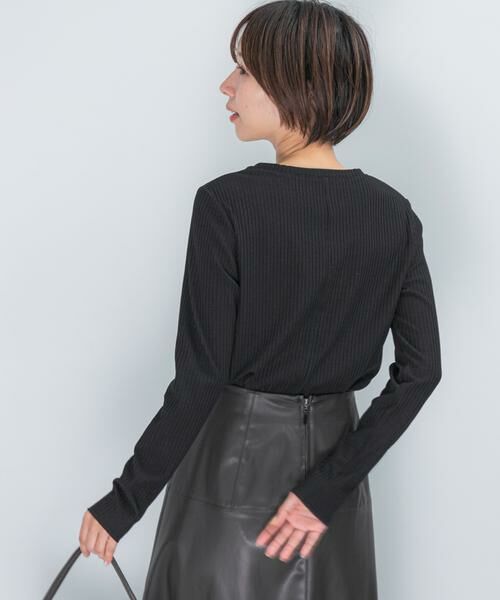 URBAN RESEARCH ROSSO / アーバンリサーチ ロッソ Tシャツ | Uネックリブプルオーバー | 詳細13