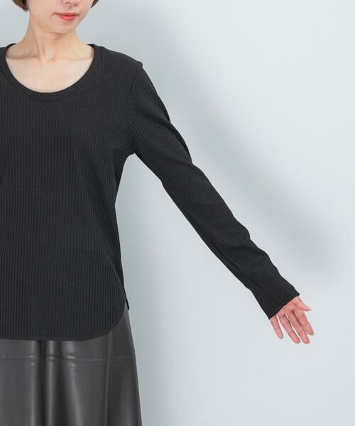 URBAN RESEARCH ROSSO / アーバンリサーチ ロッソ Tシャツ | Uネックリブプルオーバー | 詳細17