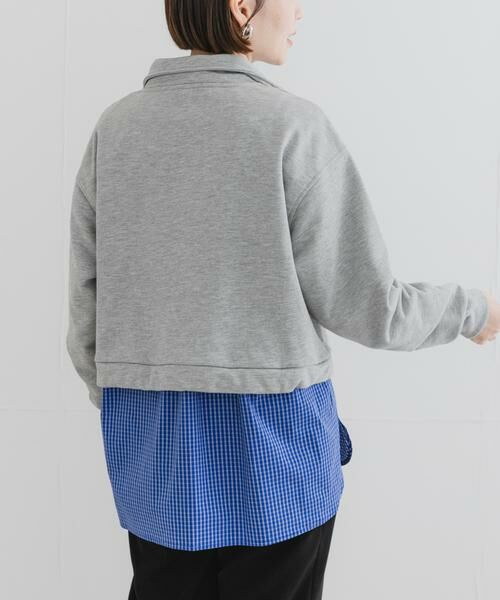 URBAN RESEARCH ROSSO / アーバンリサーチ ロッソ スウェット | F by ROSSO　ハーフジップスウェット | 詳細12