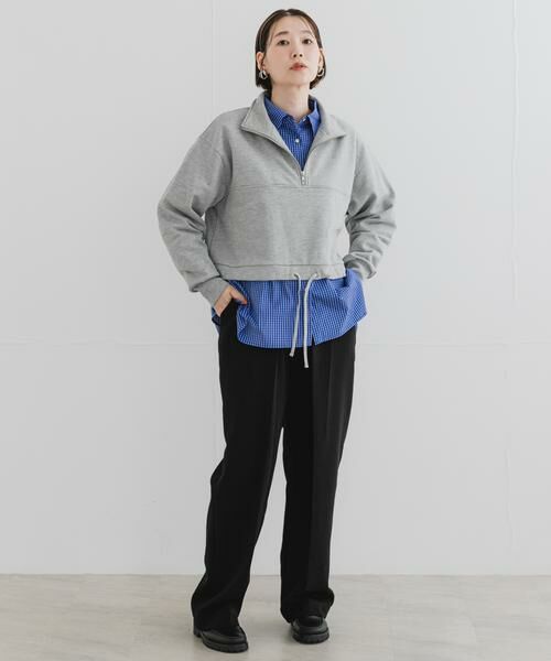 URBAN RESEARCH ROSSO / アーバンリサーチ ロッソ スウェット | F by ROSSO　ハーフジップスウェット | 詳細14