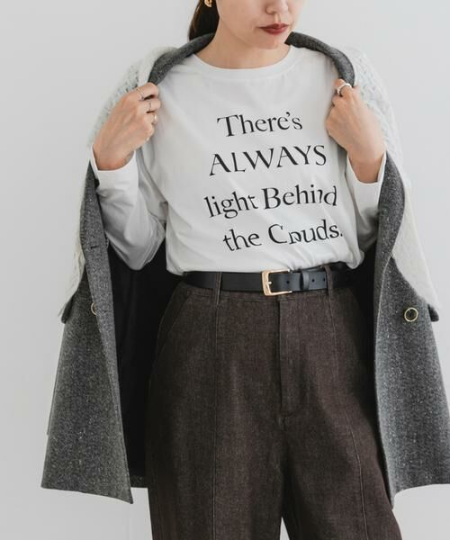 URBAN RESEARCH ROSSO / アーバンリサーチ ロッソ Tシャツ | F by ROSSO　ロゴプリントTシャツ | 詳細1