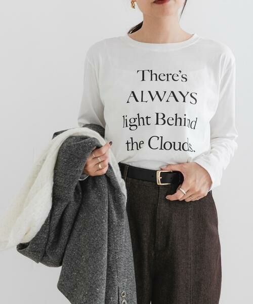 URBAN RESEARCH ROSSO / アーバンリサーチ ロッソ Tシャツ | F by ROSSO　ロゴプリントTシャツ | 詳細3