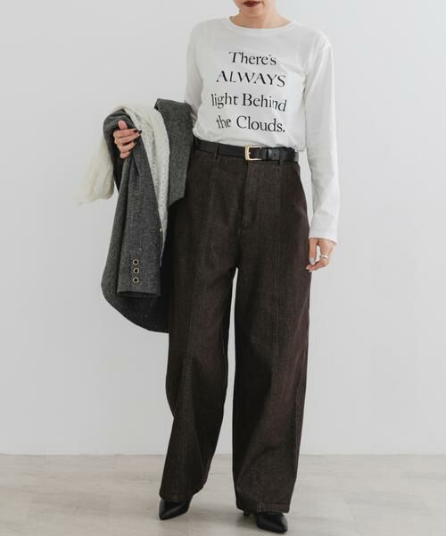 URBAN RESEARCH ROSSO / アーバンリサーチ ロッソ Tシャツ | F by ROSSO　ロゴプリントTシャツ | 詳細6