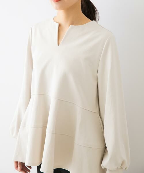 URBAN RESEARCH ROSSO / アーバンリサーチ ロッソ Tシャツ | F by ROSSO　ペプラムカットプルオーバー | 詳細10