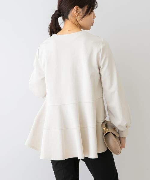 URBAN RESEARCH ROSSO / アーバンリサーチ ロッソ Tシャツ | F by ROSSO　ペプラムカットプルオーバー | 詳細3