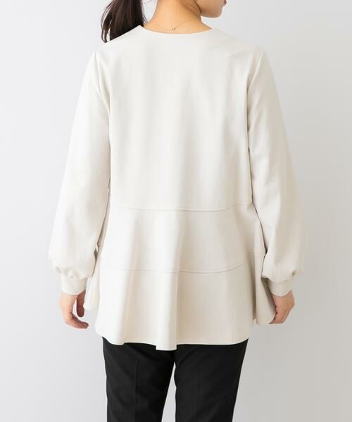 URBAN RESEARCH ROSSO / アーバンリサーチ ロッソ Tシャツ | F by ROSSO　ペプラムカットプルオーバー | 詳細9