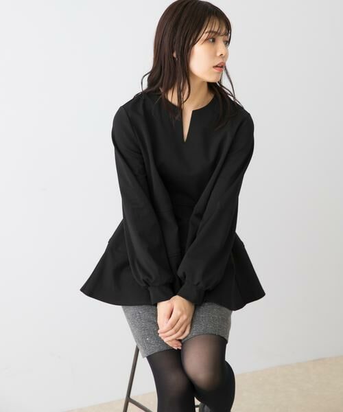 URBAN RESEARCH ROSSO / アーバンリサーチ ロッソ Tシャツ | F by ROSSO　ペプラムカットプルオーバー | 詳細21