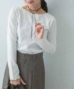 URBAN RESEARCH ROSSO / アーバンリサーチ ロッソ Tシャツ | F by ROSSO　スカラッププルオーバー