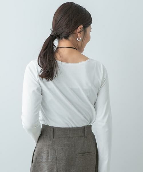 URBAN RESEARCH ROSSO / アーバンリサーチ ロッソ Tシャツ | F by ROSSO　スカラッププルオーバー | 詳細4