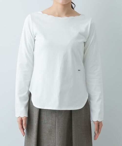 URBAN RESEARCH ROSSO / アーバンリサーチ ロッソ Tシャツ | F by ROSSO　スカラッププルオーバー | 詳細6