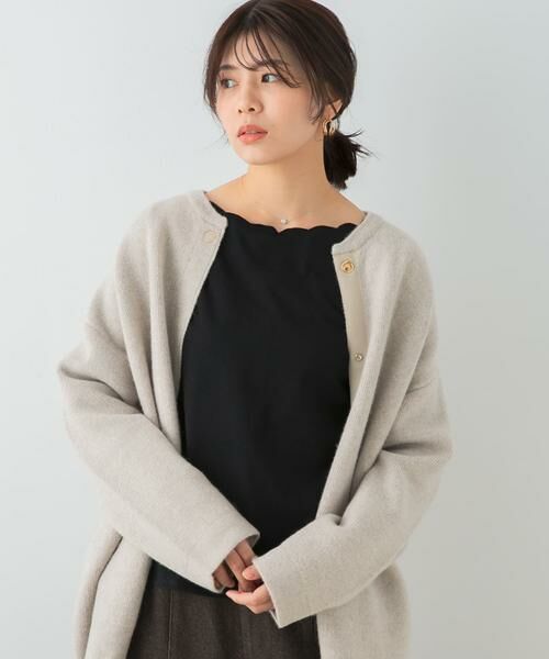 URBAN RESEARCH ROSSO / アーバンリサーチ ロッソ Tシャツ | F by ROSSO　スカラッププルオーバー | 詳細12