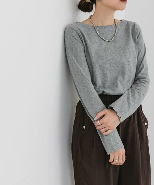 URBAN RESEARCH ROSSO / アーバンリサーチ ロッソ Tシャツ | F by ROSSO　スカラッププルオーバー | 詳細20