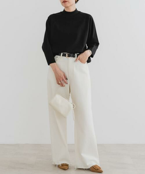 URBAN RESEARCH ROSSO / アーバンリサーチ ロッソ Tシャツ | F by ROSSO　モックネックポンチプルオーバー | 詳細4