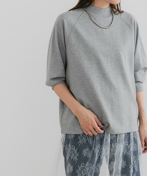 URBAN RESEARCH ROSSO / アーバンリサーチ ロッソ Tシャツ | F by ROSSO　モックネックポンチプルオーバー | 詳細6