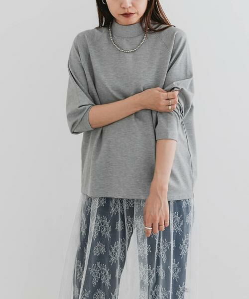 URBAN RESEARCH ROSSO / アーバンリサーチ ロッソ Tシャツ | F by ROSSO　モックネックポンチプルオーバー | 詳細7