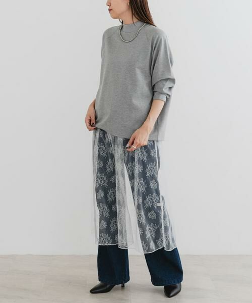 URBAN RESEARCH ROSSO / アーバンリサーチ ロッソ Tシャツ | F by ROSSO　モックネックポンチプルオーバー | 詳細9