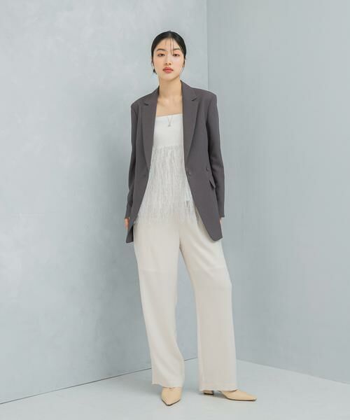 URBAN RESEARCH ROSSO / アーバンリサーチ ロッソ ニット・セーター | フェザーフリンジニットビスチェ | 詳細2