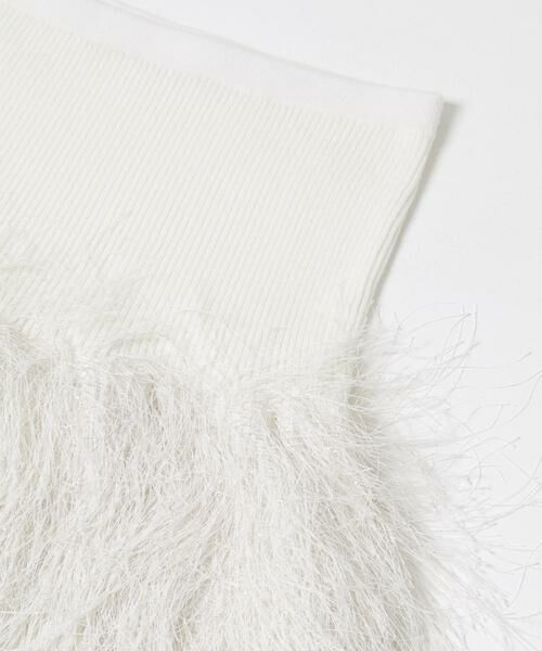 URBAN RESEARCH ROSSO / アーバンリサーチ ロッソ ニット・セーター | フェザーフリンジニットビスチェ | 詳細4