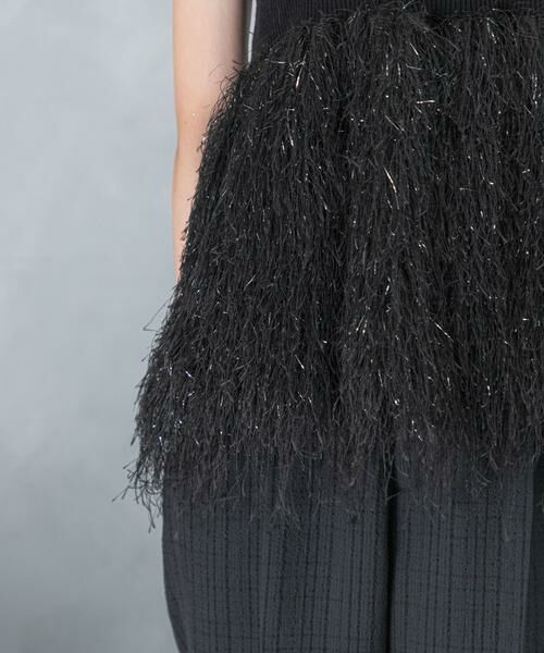 URBAN RESEARCH ROSSO / アーバンリサーチ ロッソ ニット・セーター | フェザーフリンジニットビスチェ | 詳細13