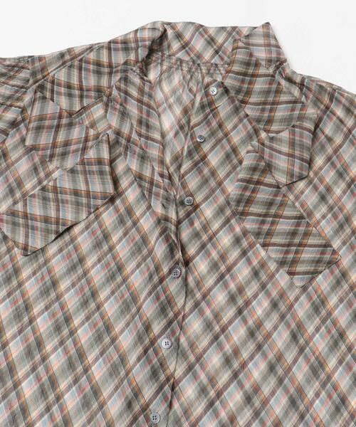 URBAN RESEARCH ROSSO / アーバンリサーチ ロッソ シャツ・ブラウス | チェックボウタイボリュームブラウス | 詳細12