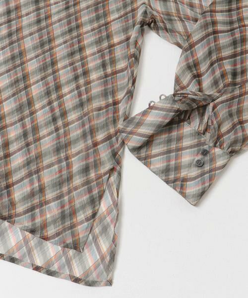 URBAN RESEARCH ROSSO / アーバンリサーチ ロッソ シャツ・ブラウス | チェックボウタイボリュームブラウス | 詳細13