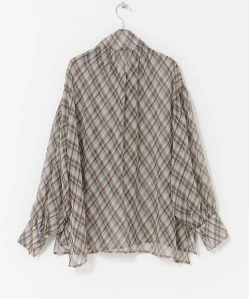 URBAN RESEARCH ROSSO / アーバンリサーチ ロッソ シャツ・ブラウス | チェックボウタイボリュームブラウス | 詳細14