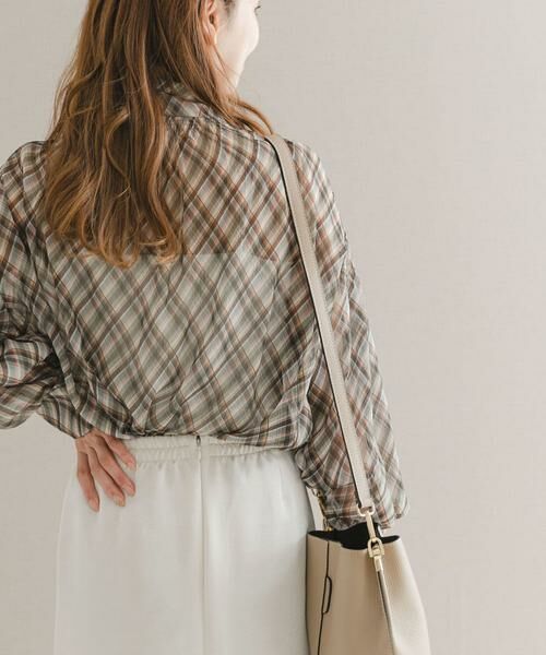URBAN RESEARCH ROSSO / アーバンリサーチ ロッソ シャツ・ブラウス | チェックボウタイボリュームブラウス | 詳細2