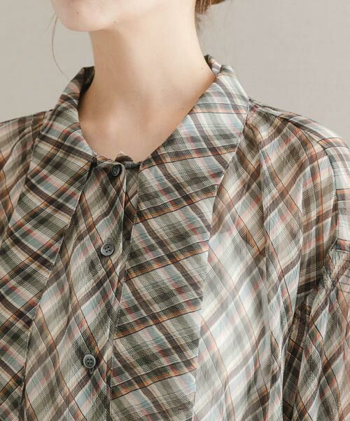 URBAN RESEARCH ROSSO / アーバンリサーチ ロッソ シャツ・ブラウス | チェックボウタイボリュームブラウス | 詳細8