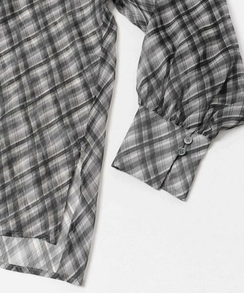 URBAN RESEARCH ROSSO / アーバンリサーチ ロッソ シャツ・ブラウス | チェックボウタイボリュームブラウス | 詳細24