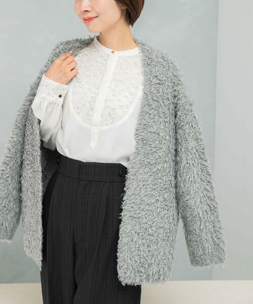 URBAN RESEARCH ROSSO / アーバンリサーチ ロッソ シャツ・ブラウス | ウォッシャブルフラワー刺繍レースブラウス | 詳細6