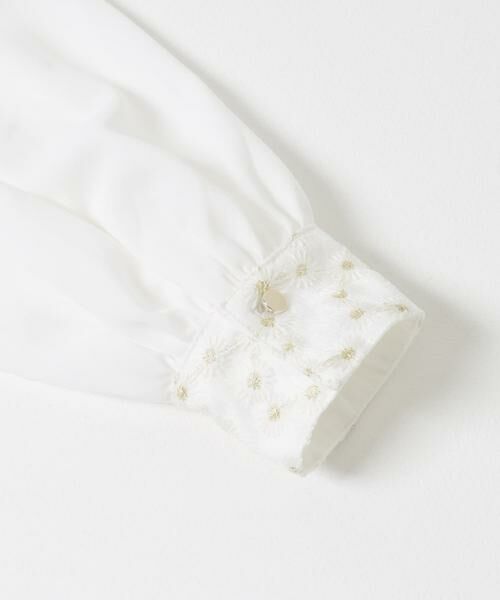 URBAN RESEARCH ROSSO / アーバンリサーチ ロッソ シャツ・ブラウス | ウォッシャブルフラワー刺繍レースブラウス | 詳細9