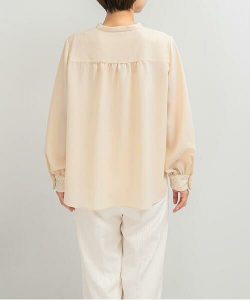 URBAN RESEARCH ROSSO / アーバンリサーチ ロッソ シャツ・ブラウス | ウォッシャブルフラワー刺繍レースブラウス | 詳細19