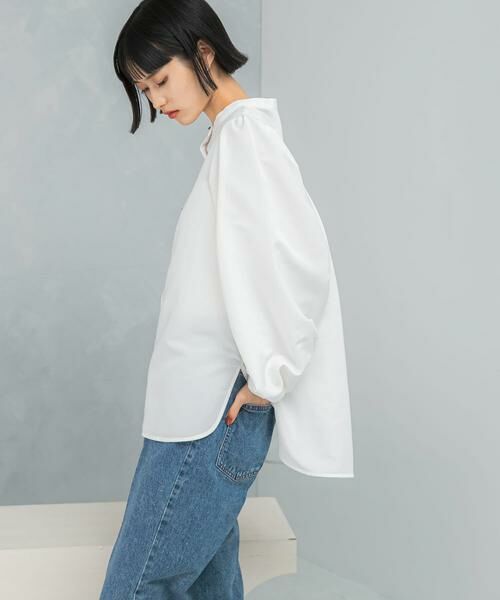 URBAN RESEARCH ROSSO / アーバンリサーチ ロッソ シャツ・ブラウス | バンドカラーボリュームシャツブラウス | 詳細12