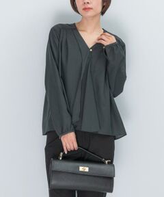 URBAN RESEARCH ROSSO / アーバンリサーチ ロッソ シャツ・ブラウス | ウォッシャブルVネックフレアブラウス