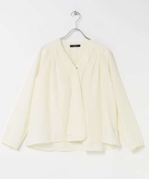 URBAN RESEARCH ROSSO / アーバンリサーチ ロッソ シャツ・ブラウス | ウォッシャブルVネックフレアブラウス | 詳細8