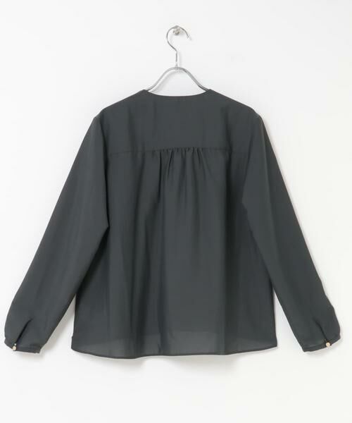 URBAN RESEARCH ROSSO / アーバンリサーチ ロッソ シャツ・ブラウス | ウォッシャブルVネックフレアブラウス | 詳細21