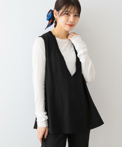 URBAN RESEARCH ROSSO / アーバンリサーチ ロッソ ベスト | F by ROSSO　プリーツデザインジレ | 詳細3