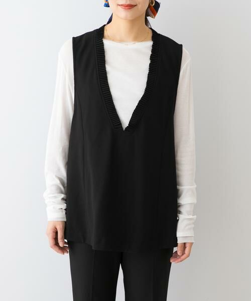 URBAN RESEARCH ROSSO / アーバンリサーチ ロッソ ベスト | F by ROSSO　プリーツデザインジレ | 詳細7