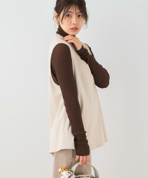 URBAN RESEARCH ROSSO / アーバンリサーチ ロッソ ベスト | F by ROSSO　プリーツデザインジレ | 詳細19