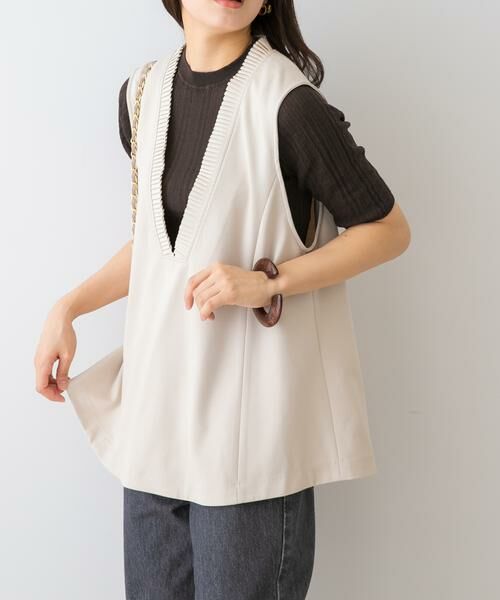 URBAN RESEARCH ROSSO / アーバンリサーチ ロッソ ベスト | F by ROSSO　プリーツデザインジレ | 詳細21