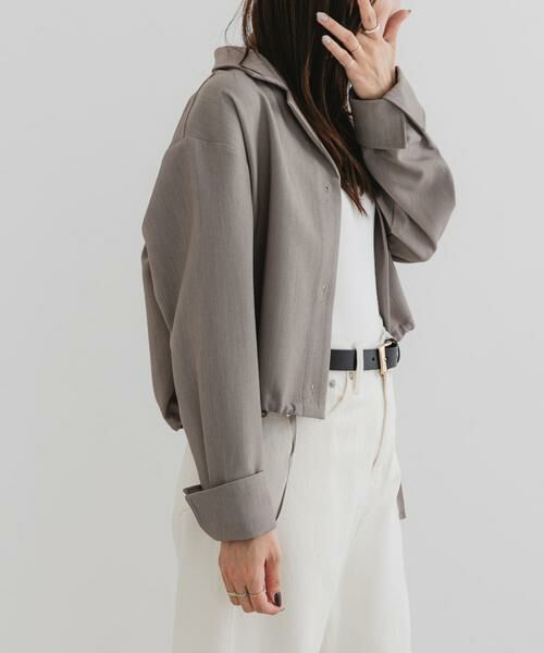 URBAN RESEARCH ROSSO / アーバンリサーチ ロッソ その他アウター | F by ROSSO　オープンカラーシャツジャケット | 詳細4