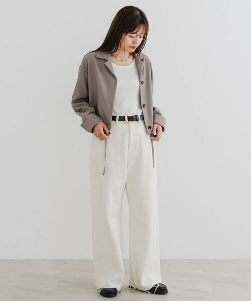 URBAN RESEARCH ROSSO / アーバンリサーチ ロッソ その他アウター | F by ROSSO　オープンカラーシャツジャケット | 詳細6