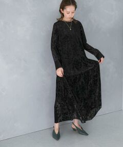 URBAN RESEARCH ROSSO / アーバンリサーチ ロッソ ワンピース | フロッキープリントティアードワンピース