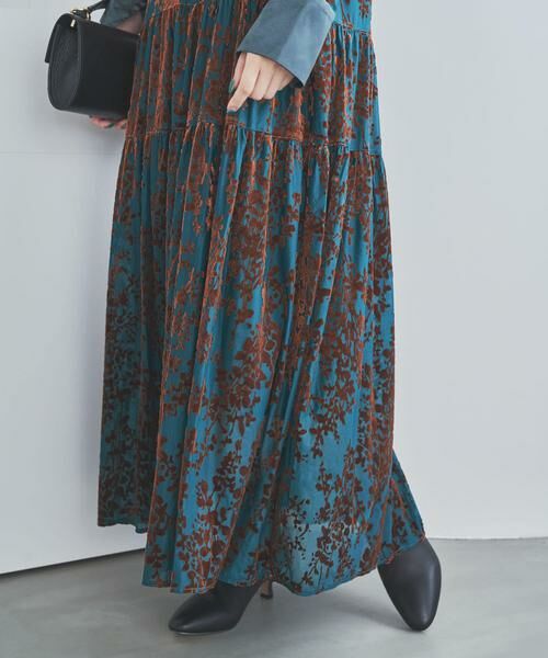 URBAN RESEARCH ROSSO / アーバンリサーチ ロッソ ワンピース | フロッキープリントティアードワンピース | 詳細2