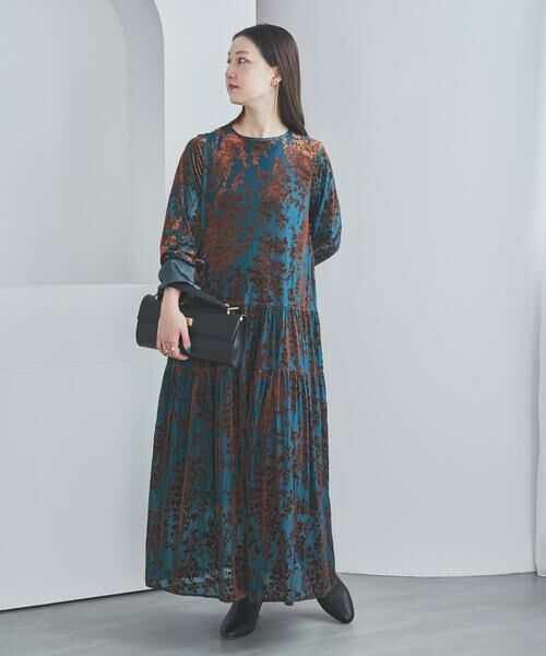 URBAN RESEARCH ROSSO / アーバンリサーチ ロッソ ワンピース | フロッキープリントティアードワンピース | 詳細4