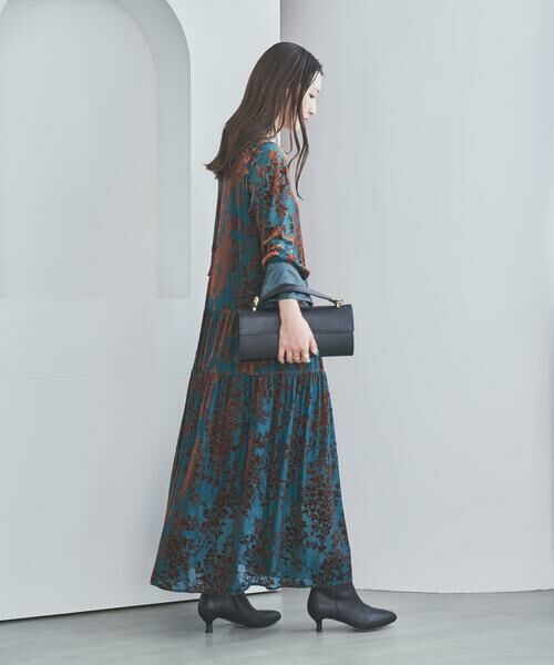 URBAN RESEARCH ROSSO / アーバンリサーチ ロッソ ワンピース | フロッキープリントティアードワンピース | 詳細5