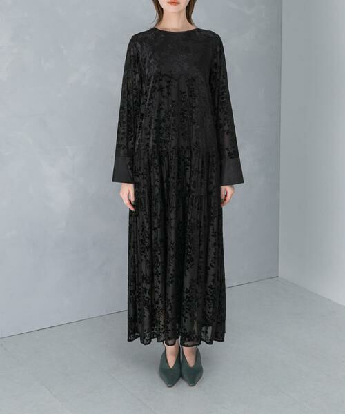 URBAN RESEARCH ROSSO / アーバンリサーチ ロッソ ワンピース | フロッキープリントティアードワンピース | 詳細18