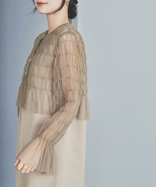 URBAN RESEARCH ROSSO / アーバンリサーチ ロッソ ワンピース | チュールカーディガン×レイヤードワンピース | 詳細2