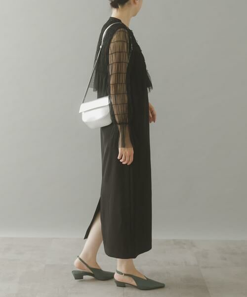 URBAN RESEARCH ROSSO / アーバンリサーチ ロッソ ワンピース | チュールカーディガン×レイヤードワンピース | 詳細13