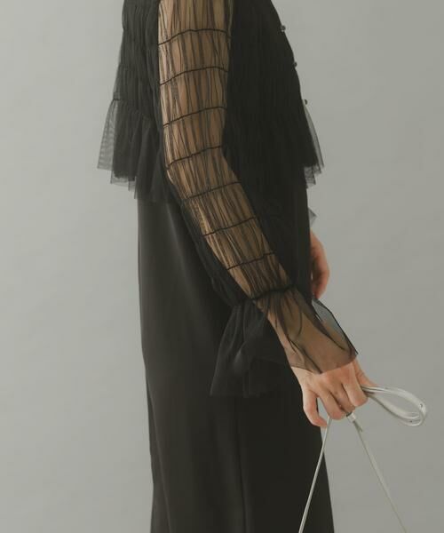 URBAN RESEARCH ROSSO / アーバンリサーチ ロッソ ワンピース | チュールカーディガン×レイヤードワンピース | 詳細15